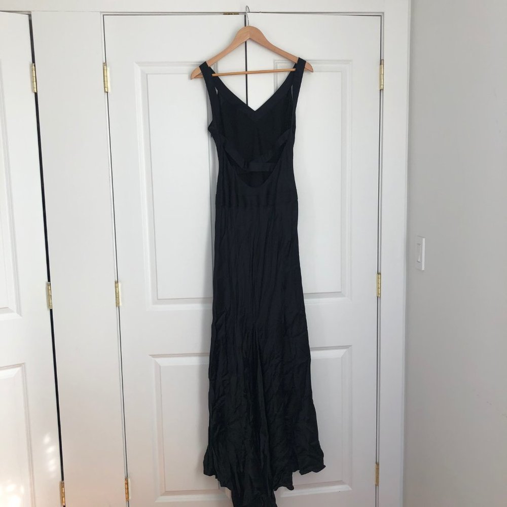 Long silk dress